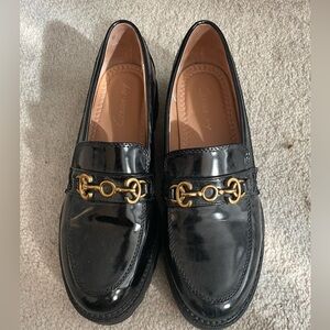 Circus chunky patent leather loafers size 9
